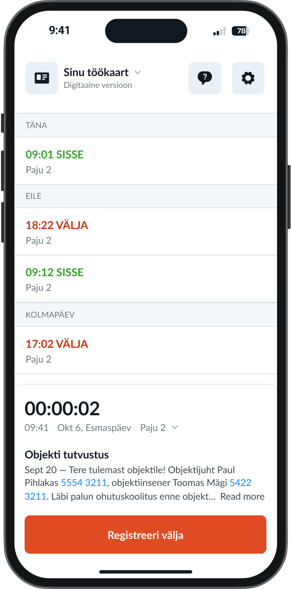 Remato mobiilne registreerimine