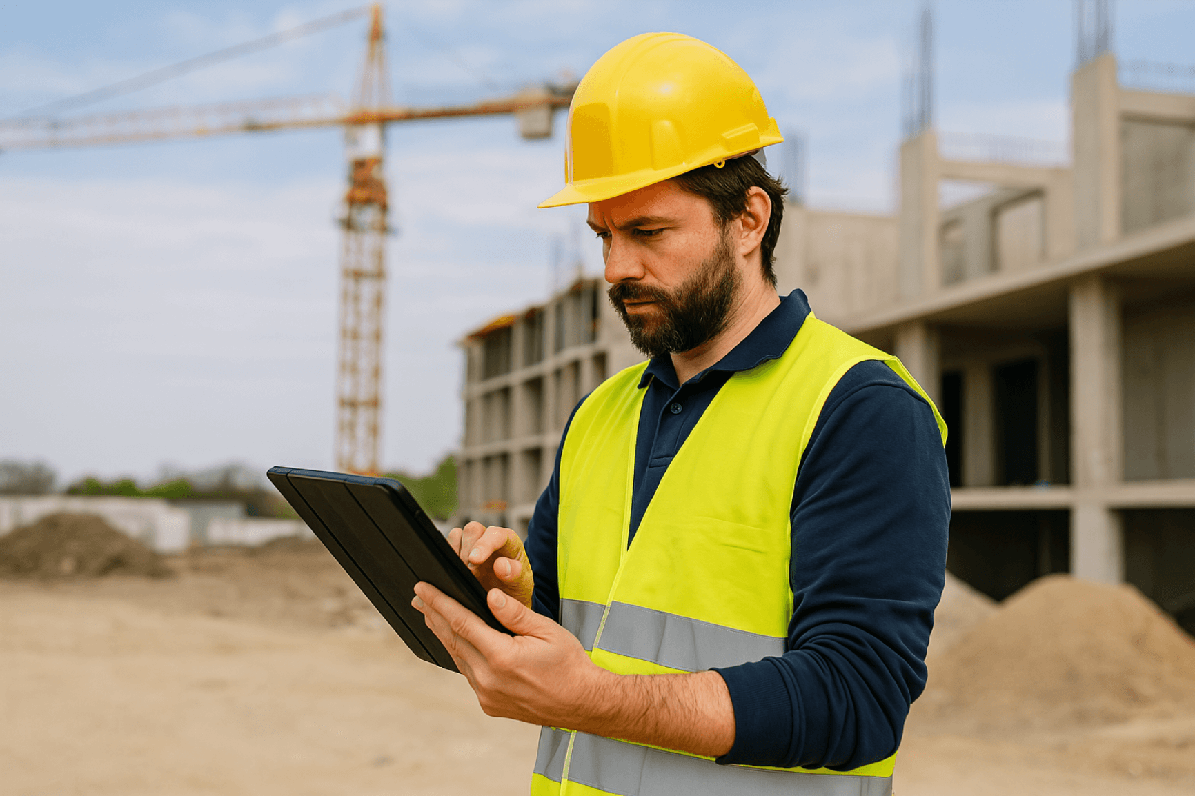 Construction site diaries - construction worker
