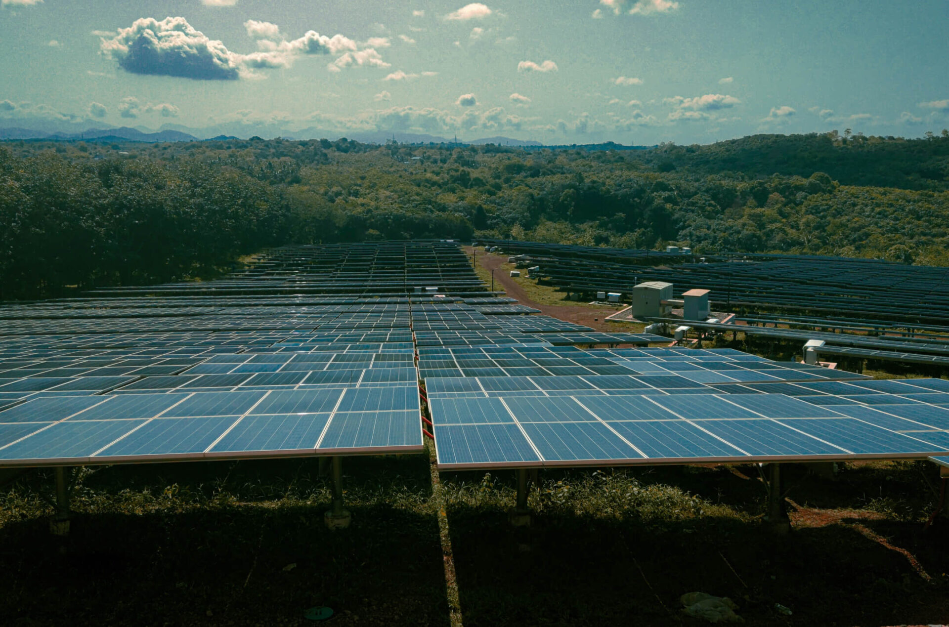 Solar panels installation