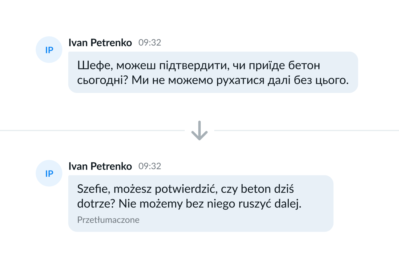 Automatyczne tłumaczenia Remato dla komunikacji na placu budowy