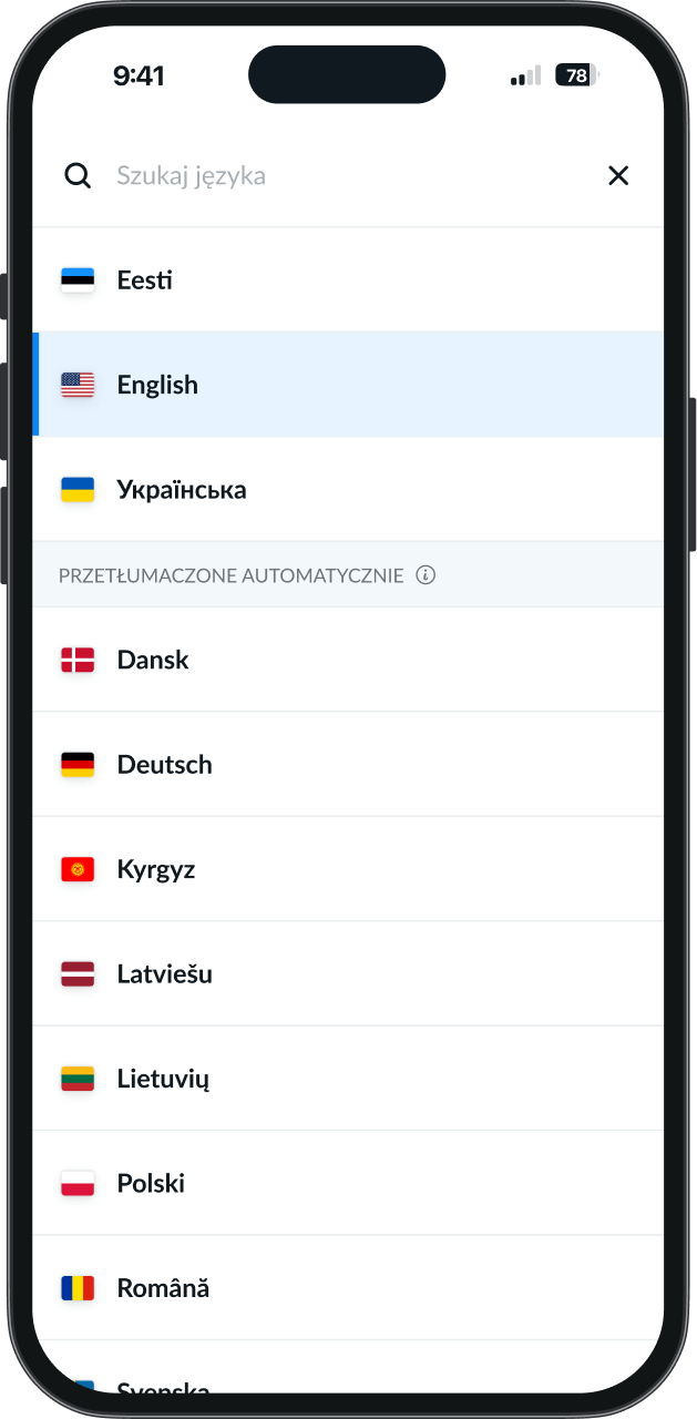Wielojęzyczne wsparcie Remato