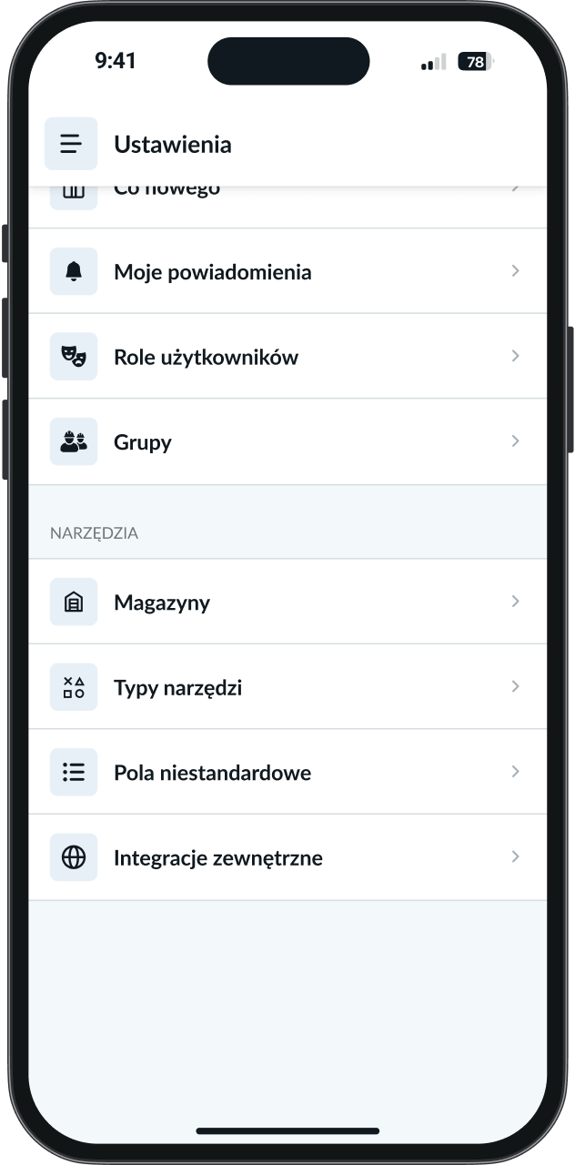 Ustawienia modułu narzędzi Remato