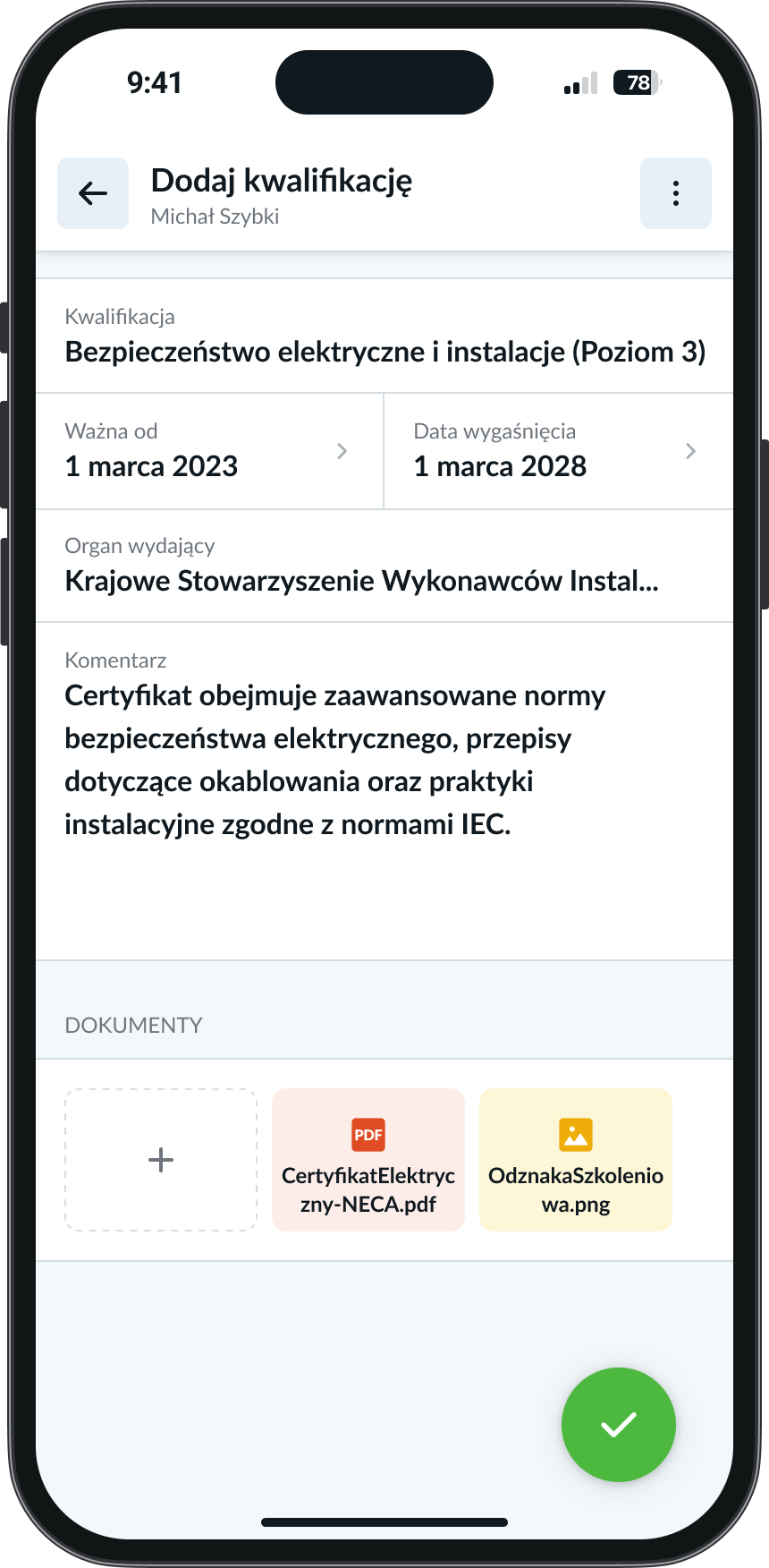 Zarządzanie kwalifikacjami Remato